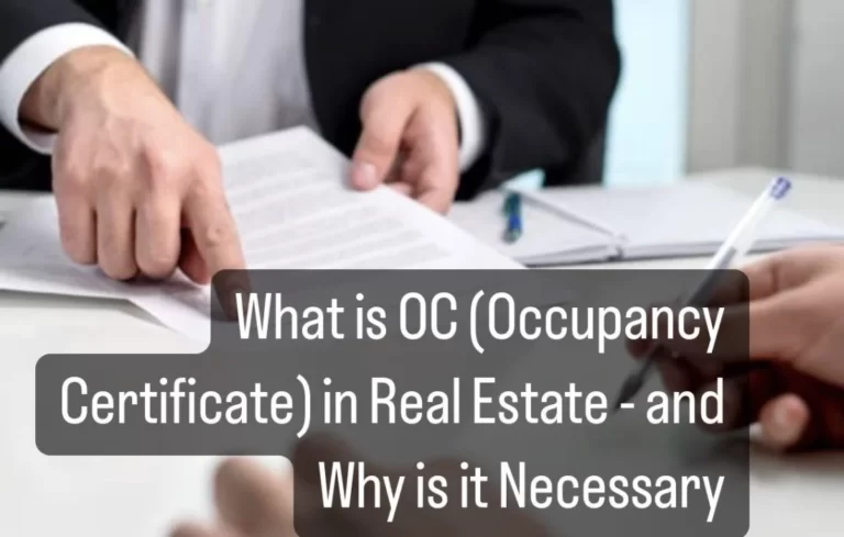 Occupancy Certificate in real estate. IndiaPropertyBlogs